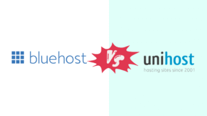 Bluehost vs unihost best 2025 web hosting